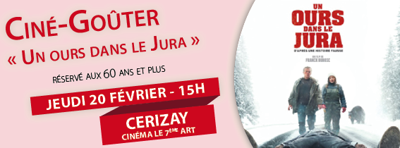 Ciné-Goûter &quot;Un ours dans le Jura&quot;